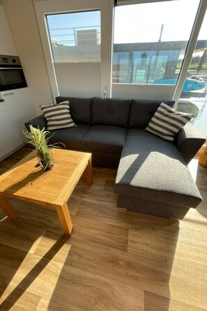 TV, fireplace, DVD player - Hausboot Vroni am Bärwaldersee by Interhome (Weißwasser)