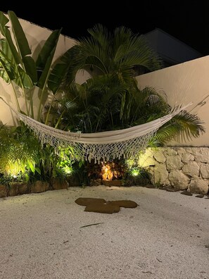 Overnatningsstedets område