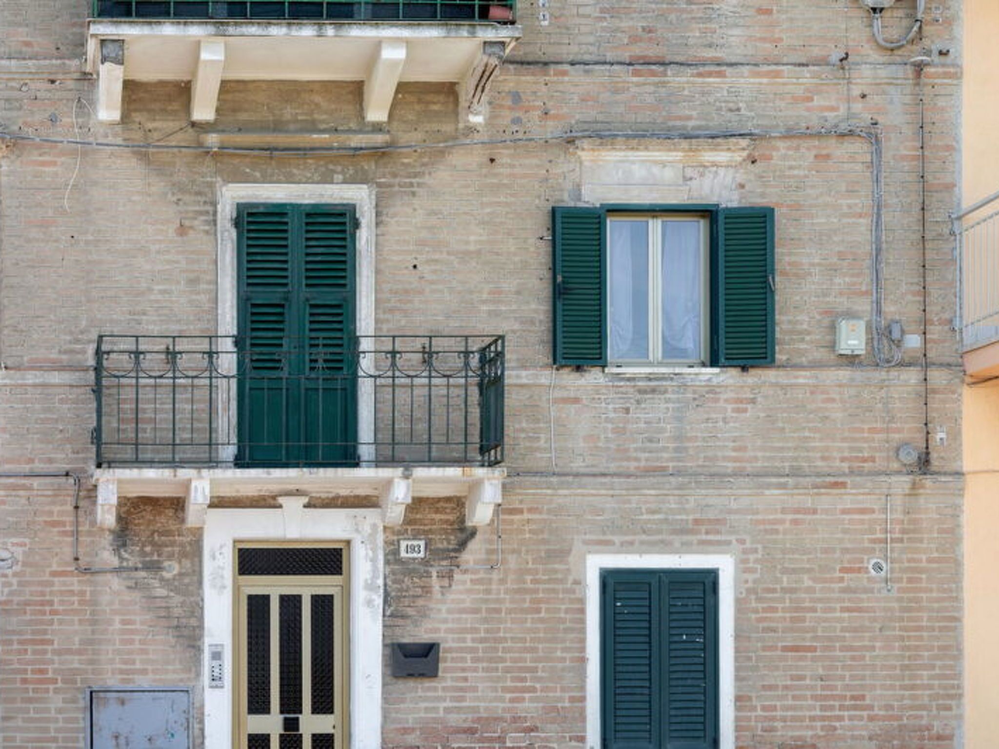 Detalhe da fachada