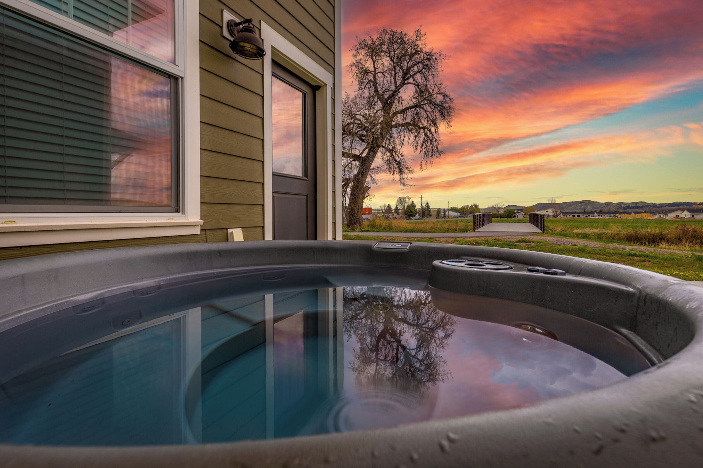 Bain à remous extérieur