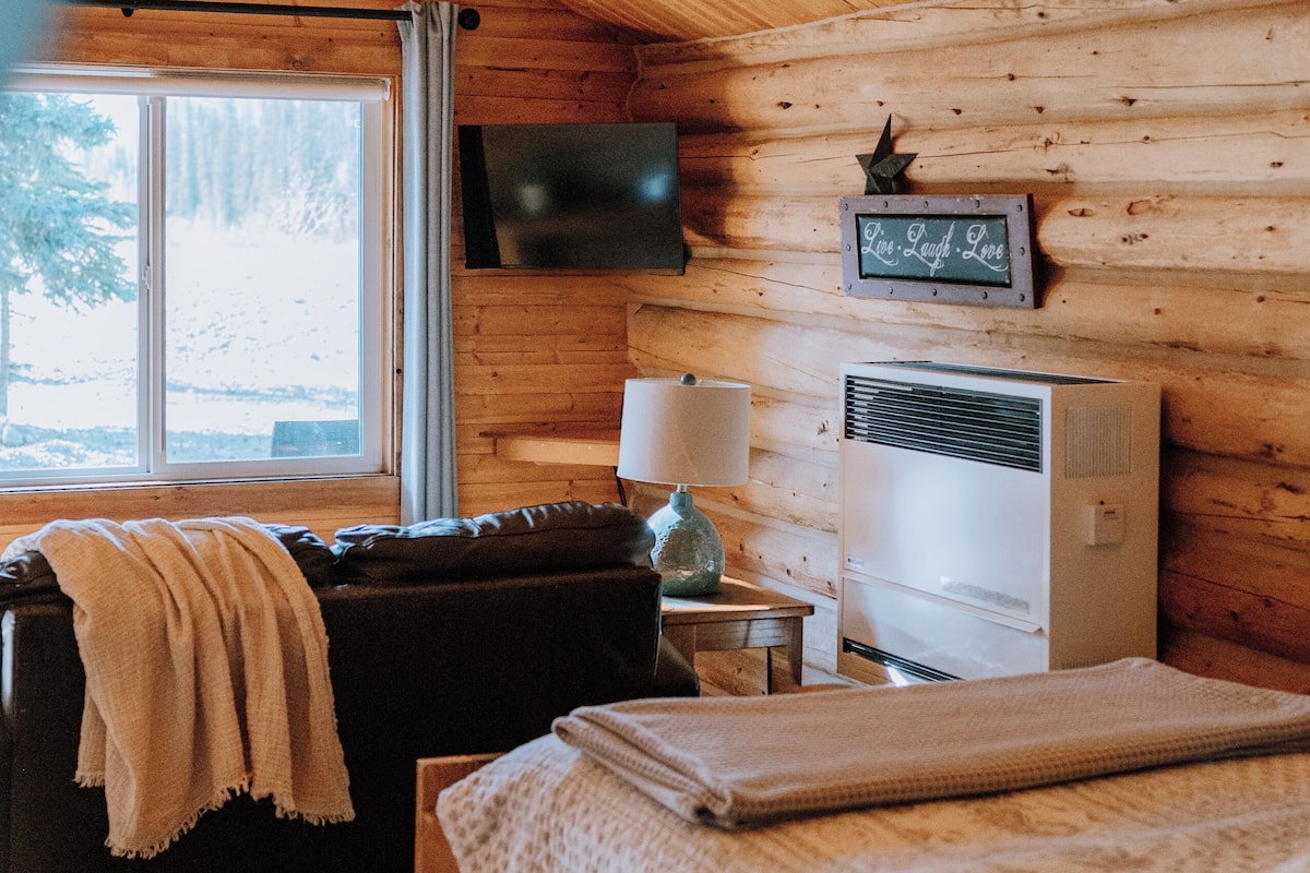 Stuga Deluxe - uteplats - utsikt mot bergen | Gratis wi-fi