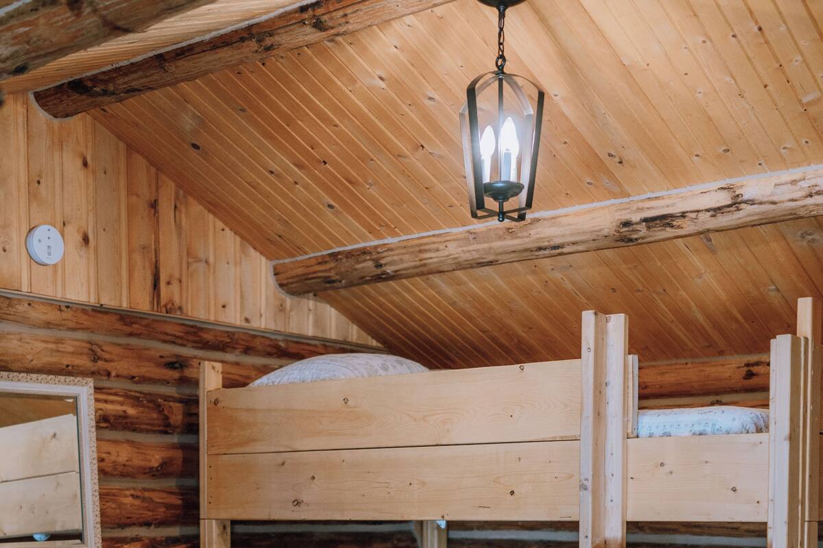 Chalet rustique Standard, patio, vue sur la montagne | AccĂšs au Wi-Fi (inclus)