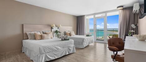 1 slaapkamer, een strijkplank/strijkijzer, beddengoed