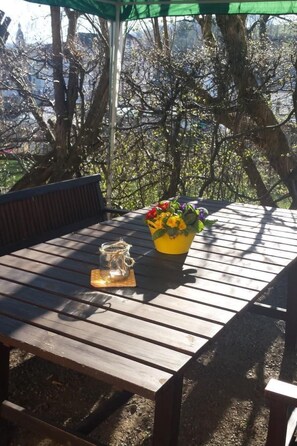 Outdoor dining - Fewo-Dorfblick by Interhome (Sehmatal)