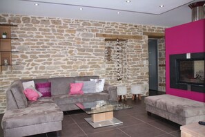 TV, fireplace, table football - GITE D'OLYMPE - Graffigny-Chemin (Graffigny-Chemin)