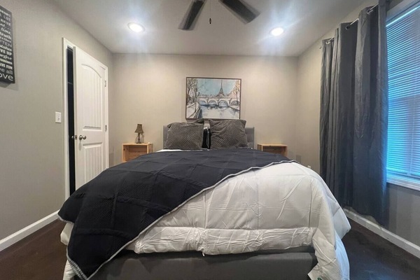 2 dormitorios, tabla de planchar con plancha, wifi y ropa de cama