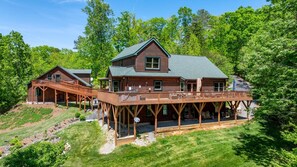 Exterior - Rest at Mountain Crest | Luxury Cabin | Sleeps 20 (McDowell County)