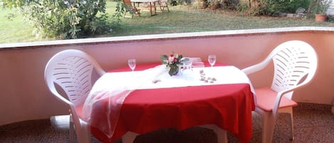 Restauration en plein air