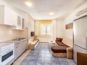 Fridge, oven, cookware/dishes/utensils - Apartments Marina 1 4+1 by Interhome (Vodice)