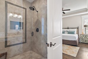 Shower, hair dryer, towels - BEACH DAZE | Golf Cart, Bikes, Across From the Pools (Santa Rosa Beach)