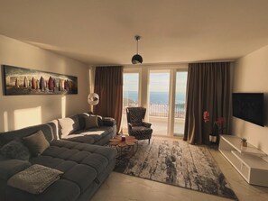 Living area - Appartement Rubin by Interhome (Makarska)