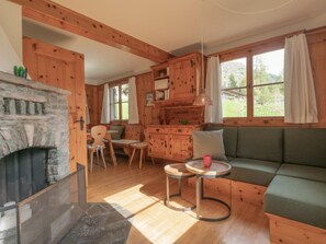 Fernseher, Kamin