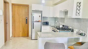 Appartamento Classic, vista giardino | Cucina privata