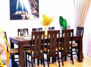 Dining - 5-Star Comfort Luxury-Destini Homes-24/7 Security (Sakumono)