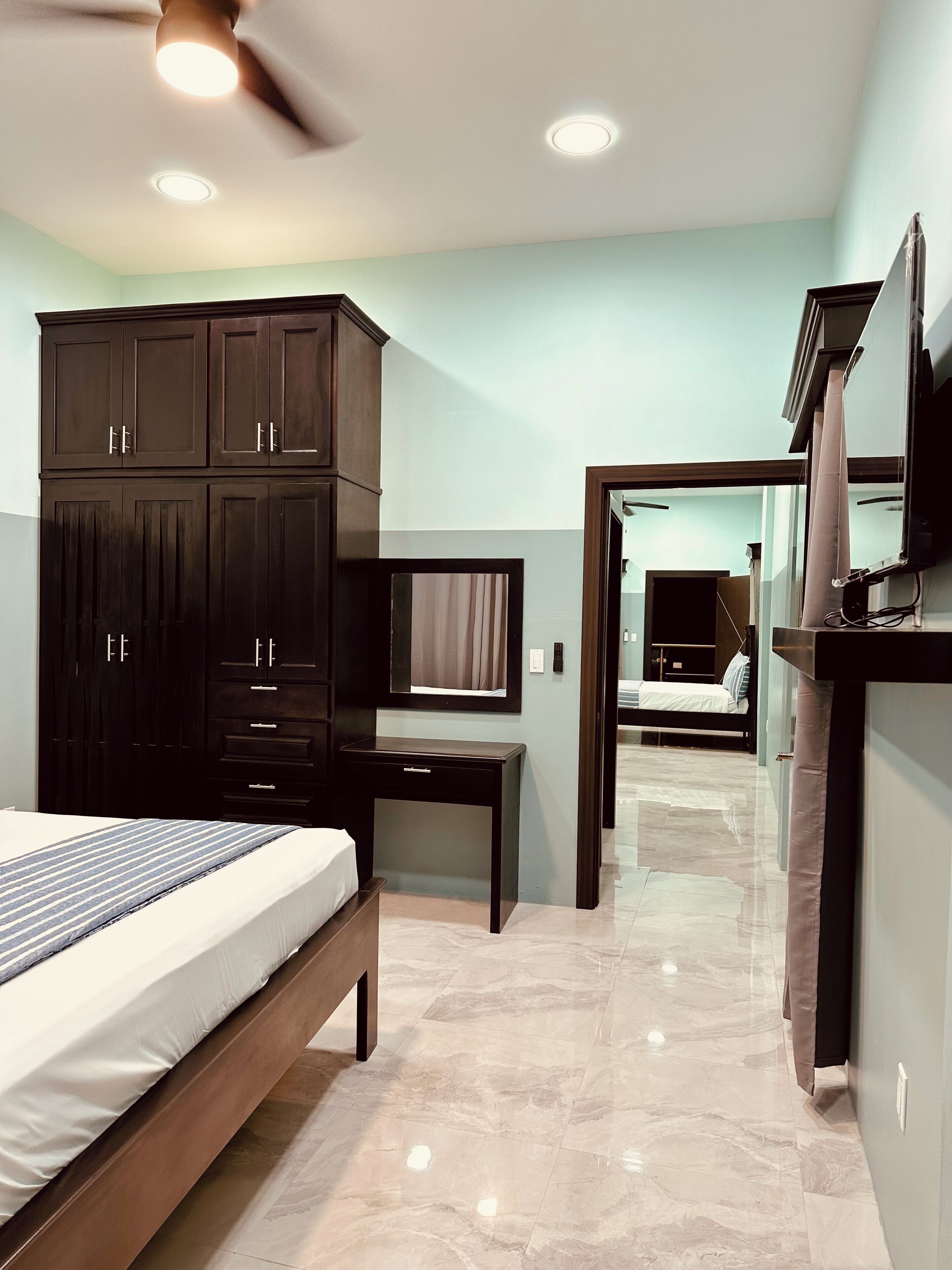 Superior Quadruple Room | Pillowtop beds, desk, soundproofing, iron/ironing board (on request)