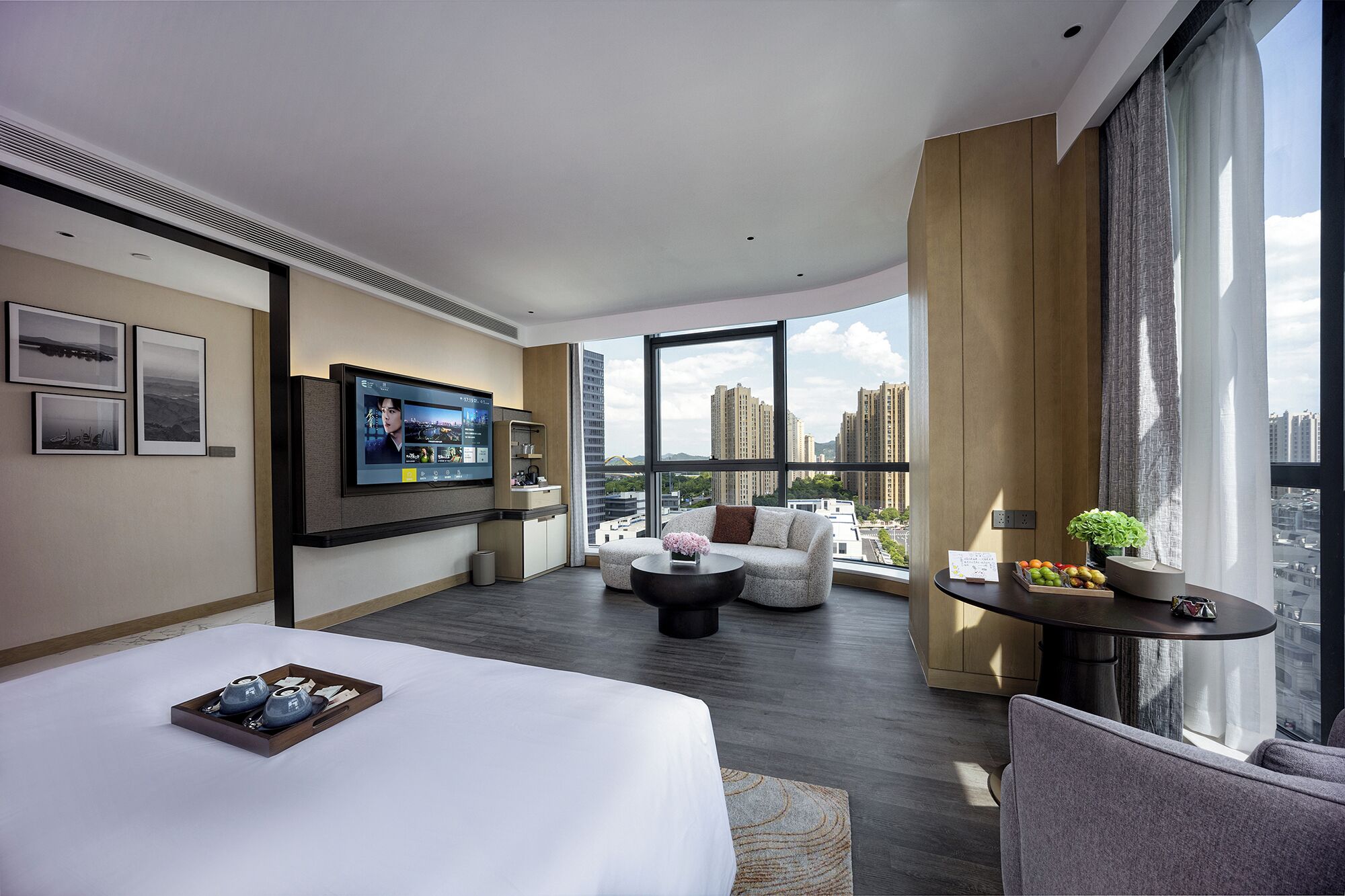 Basic-Studiosuite, Stadtblick | Verdunkelungsvorhänge, Bügeleisen/Bügelbrett, kostenloses WLAN