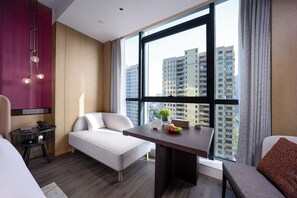 Living area - Mehood Elegant Hotel Shaoxing Shangyu (Shaoxing)