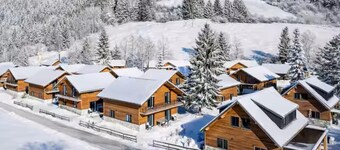 Chalet with sauna on a lake near ski resorts