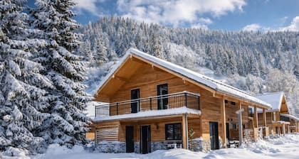 Chalet avec sauna prĂšs du lac et des pistes