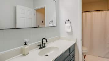 Hair dryer, towels