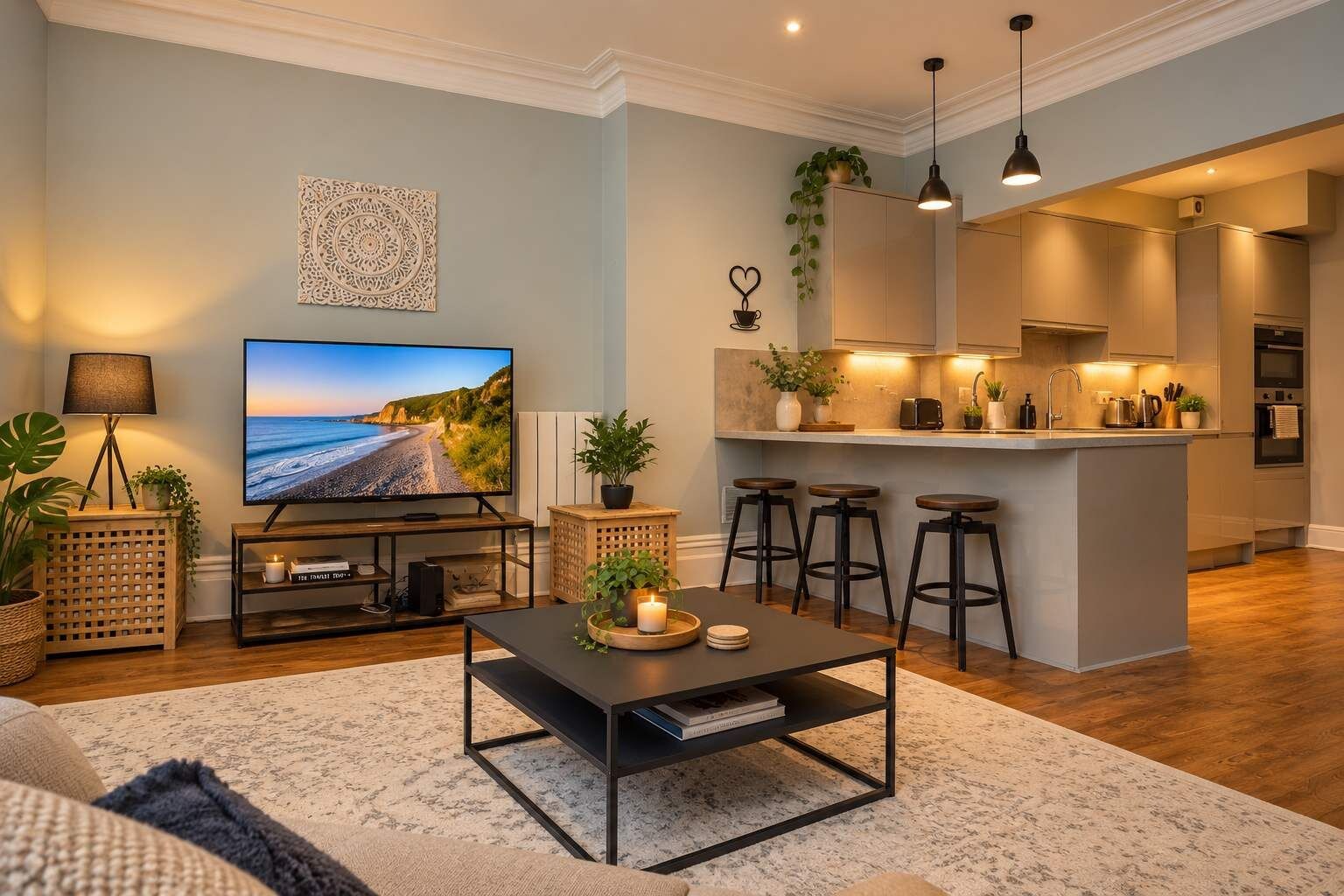 TV, studio
