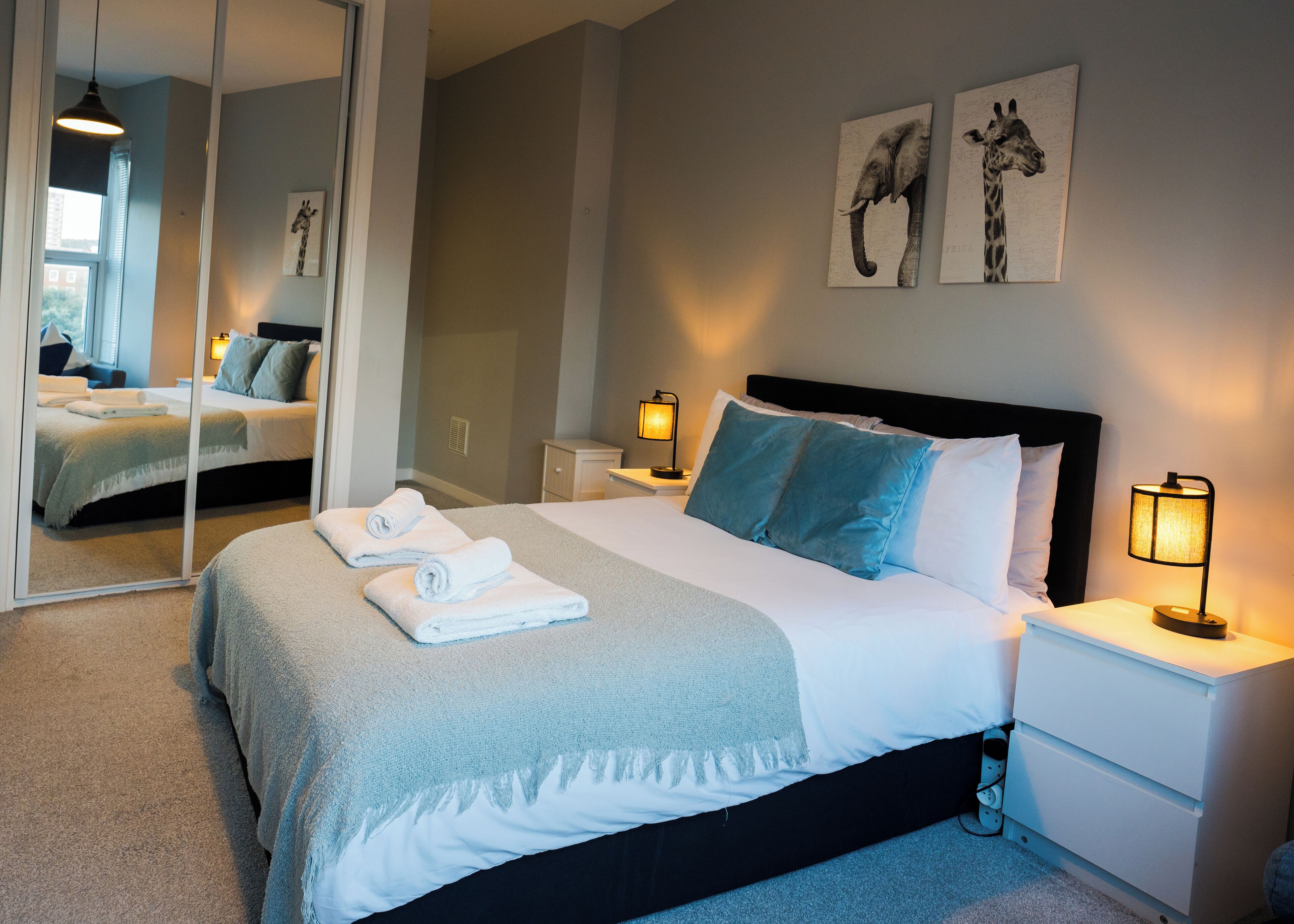 1 soverom, strykejern/-brett, wi-fi og sengetøy