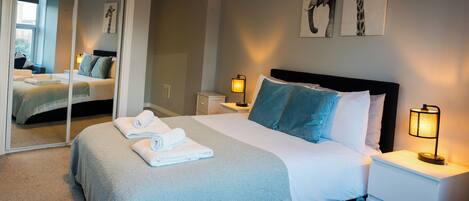 1 soverom, strykejern/-brett, wi-fi og sengetøy