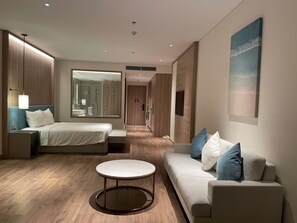 Studio, utsikt mot innsjø | Skrivebord, skrivebord for bærbar PC og wi-fi (inkludert)