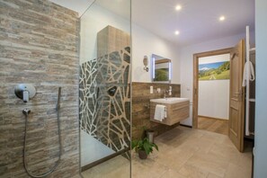 Shower, hair dryer
