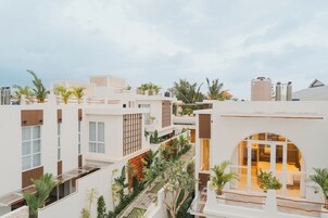 Design Villa, 2 Bedrooms, Private Pool | Desk, laptop workspace, blackout drapes, iron/ironing board