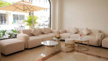 Zona de estar del vestíbulo