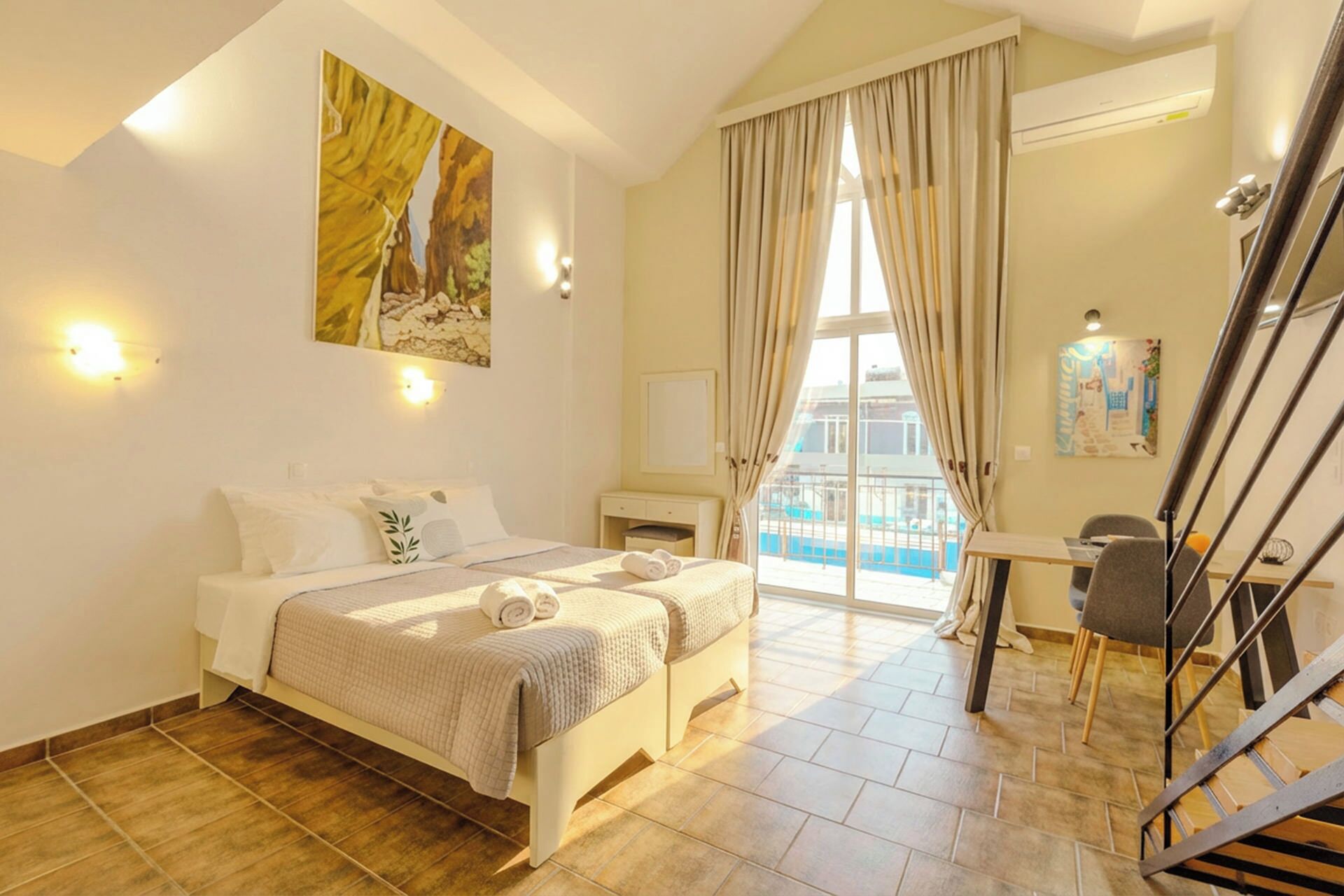 Traditional Duplex, Balcony, Partial Sea View | In-room safe, blackout drapes, iron/ironing board, free WiFi