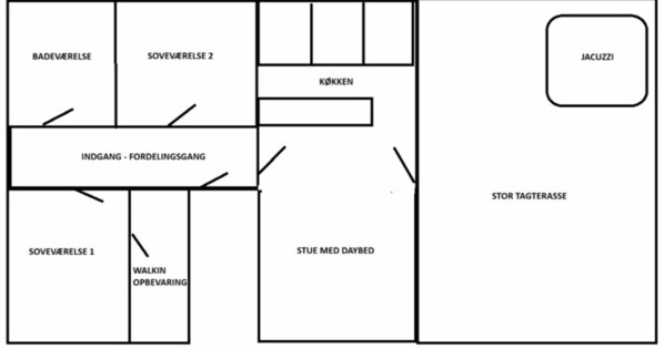Floor plan - 4 Star Holiday Home in Aabybro (Aabybro)