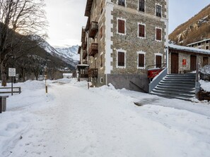 Apartment | Exterior - Attic Historic Building With air Conditioning (Ceresole Reale)