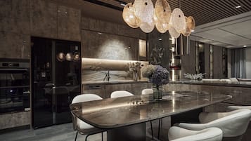 Free minibar, in-room safe, individually decorated