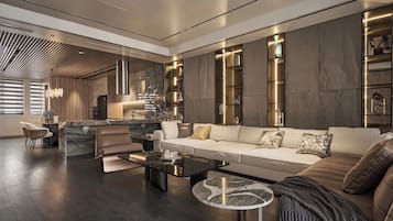 Free minibar, in-room safe, individually decorated