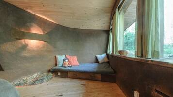 Villa, vista al patio | Interior