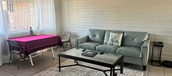 Peaceful 2-bedroom apartment with AC in sunny Tucson, Park is on the corner.