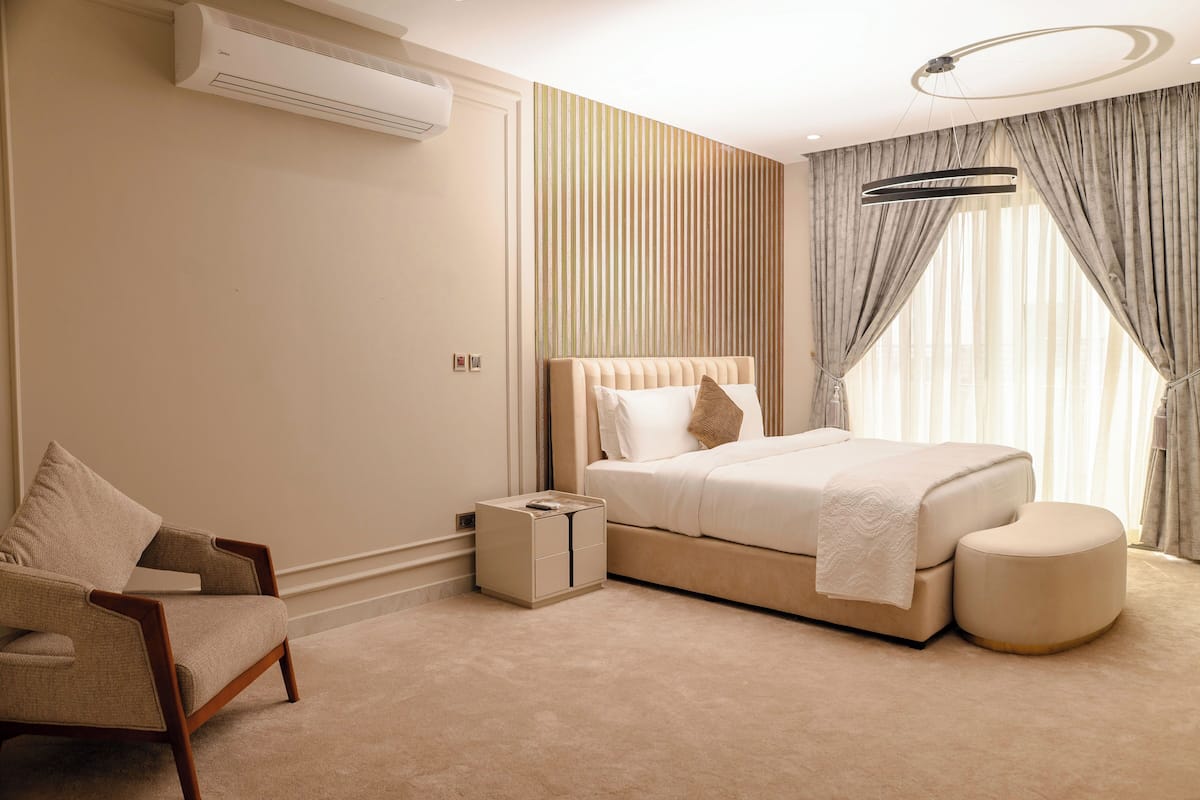 Family Apartment, Balcony, City View | Laptop workspace, iron/ironing board, free WiFi