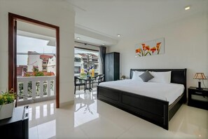 Deluxe Double or Twin Room, Balcony, City View | In-room safe, desk, soundproofing, free WiFi - Dory Hotel (Hoi An)