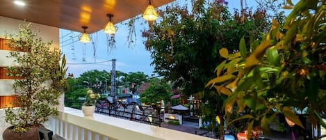 Deluxe Double Room, Balcony, City View | Terrace/patio
