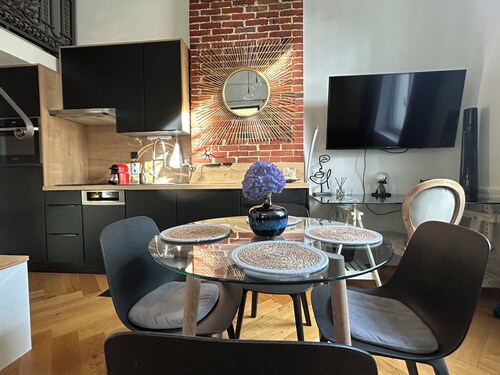  Studio de la Conciergerie de l'ancienne Banque de France de Flers.