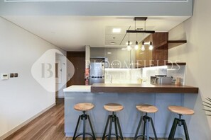 Apartment, Balcony, City View | Private kitchen