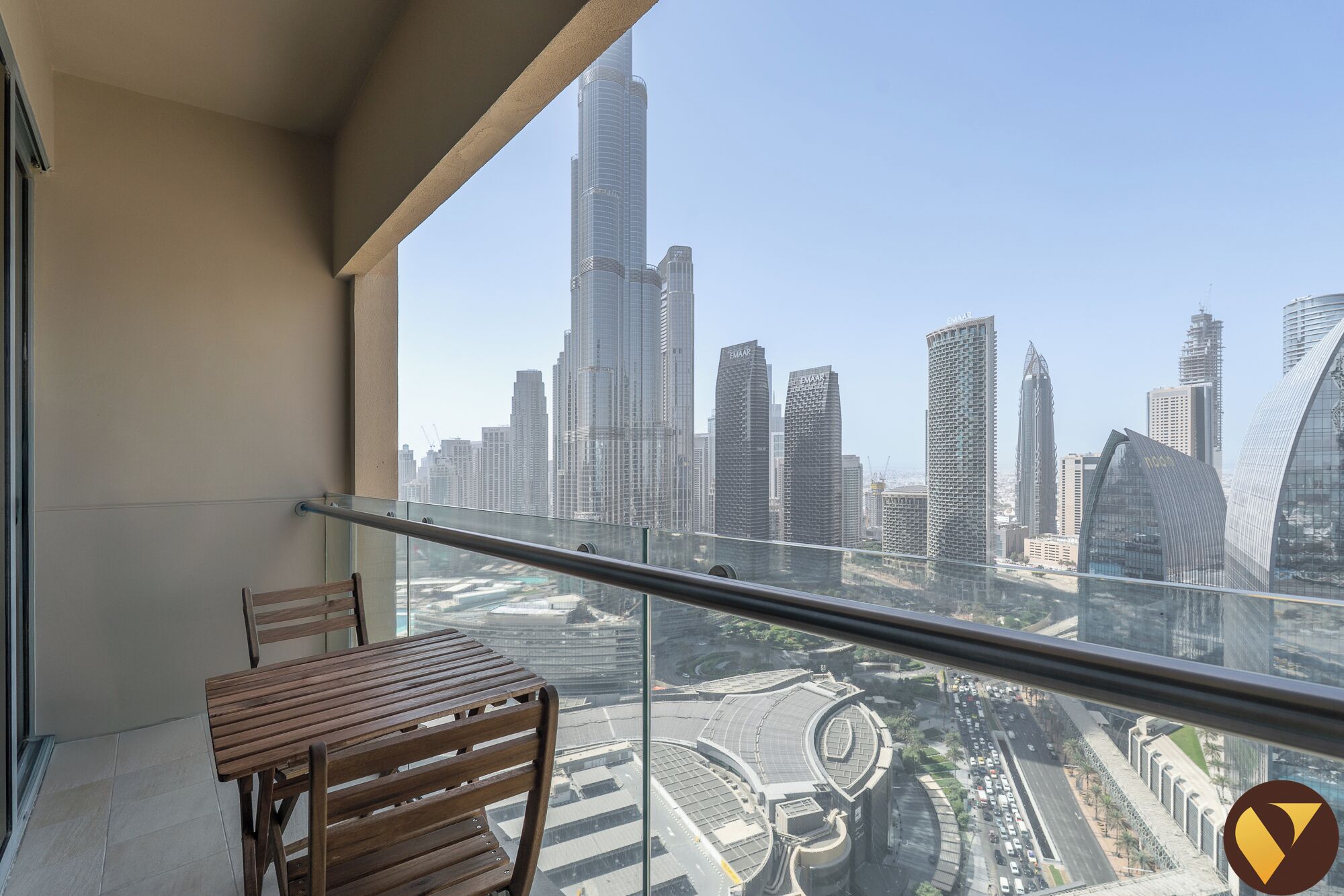 Luxury-Studio, Balkon, Stadtblick | Balkon