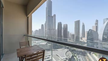 Studio Luxe, balcon, vue ville | Balcon