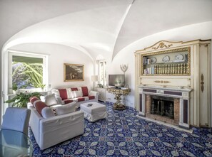Living area - Villa Alba, your luxury apartment in the center of Capri (Capri)