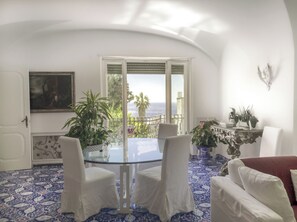 Living area - Villa Alba, your luxury apartment in the center of Capri (Capri)