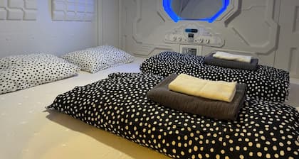 Space capsule Hostel by Welcome Iceland