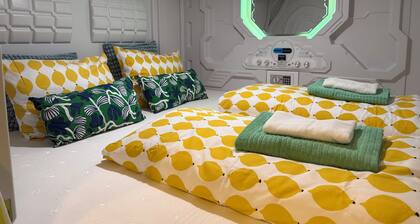 Space capsule Hostel by Welcome Iceland