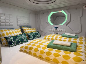 Double Capsule Room | Free WiFi, bed sheets - Space capsule Hostel by Welcome Iceland  (Budardalur)